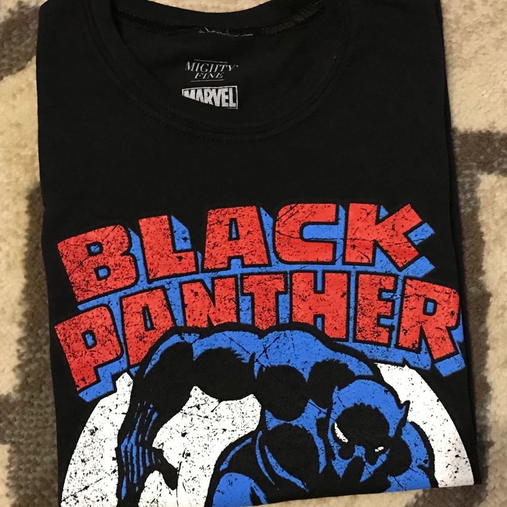 🍀 Marvel Boy’s Black Panther shirt - Picture 2 of 4